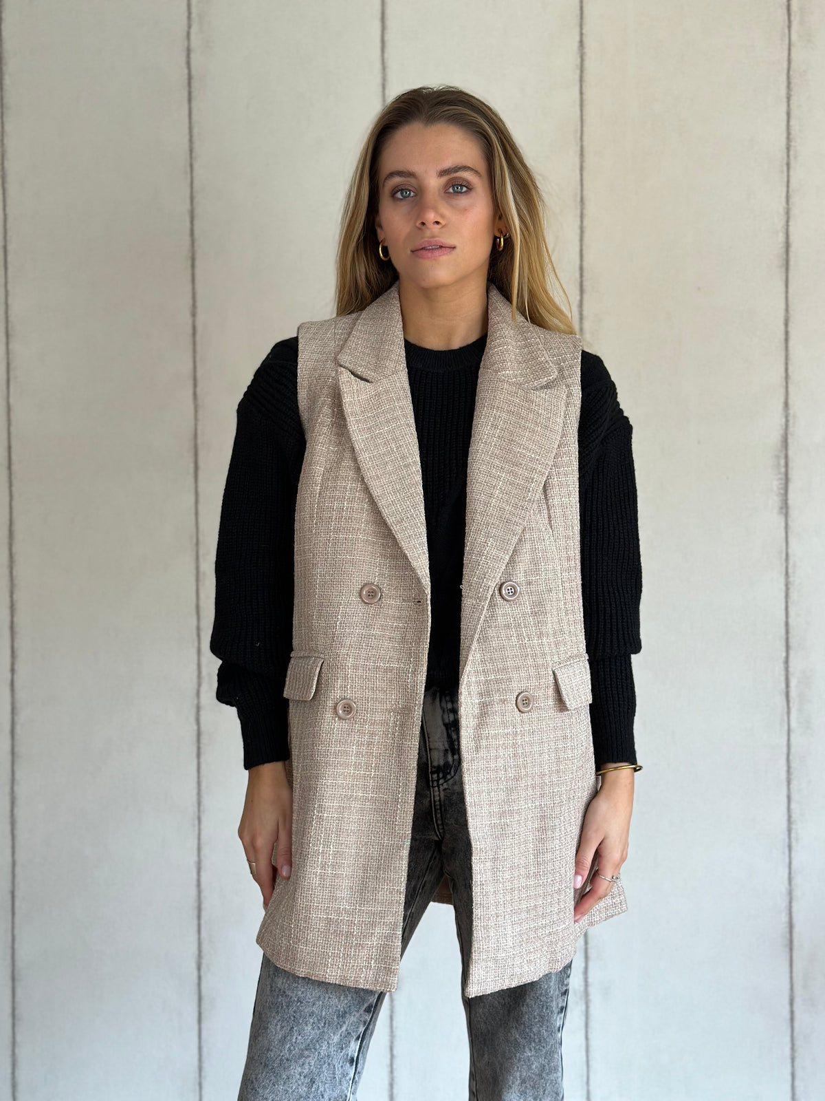 BLAZER ANA BEIGE