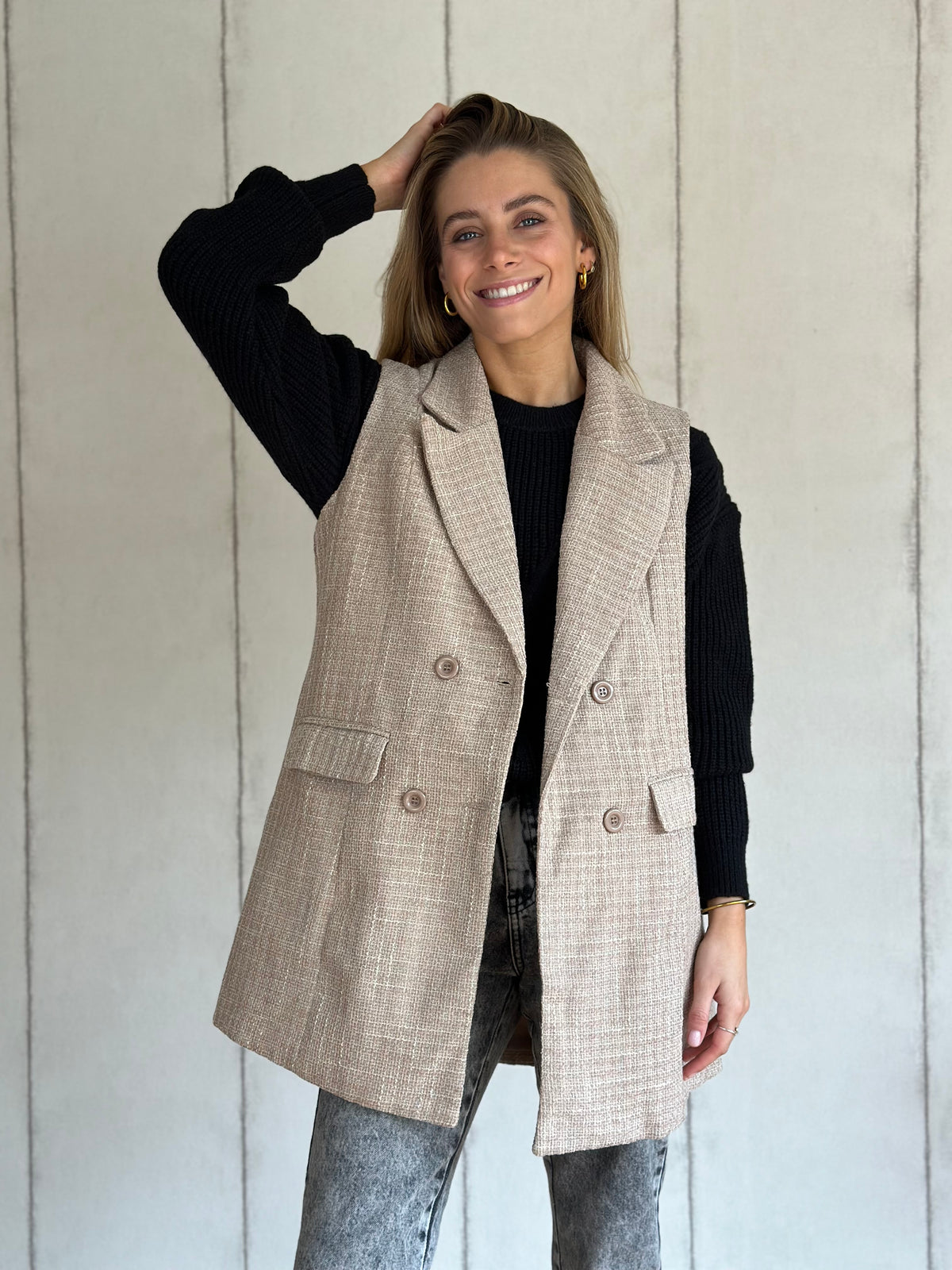 BLAZER ANA BEIGE