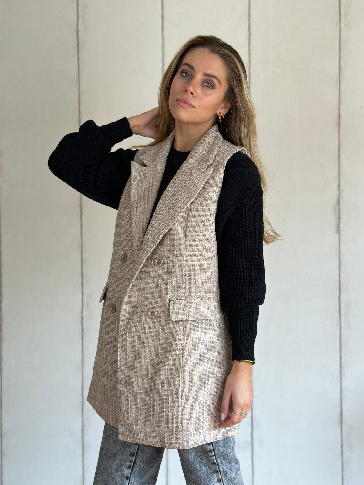 BLAZER ANA BEIGE